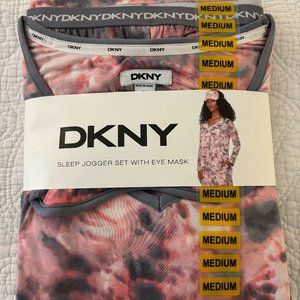 DKNY Sleep Jogger Set with Eye Mask
